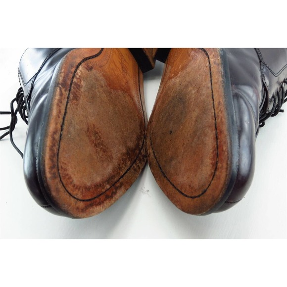 Cole Haan Shoes Sz 9 D‎ Almond Toe Brown Derby Oxfords Leather Men - Picture 8 of 8